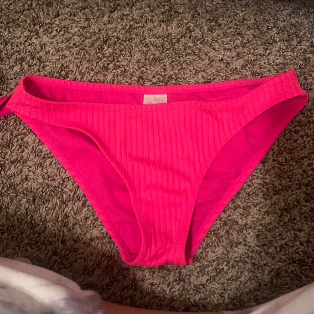 hot pink bathing suit bottoms